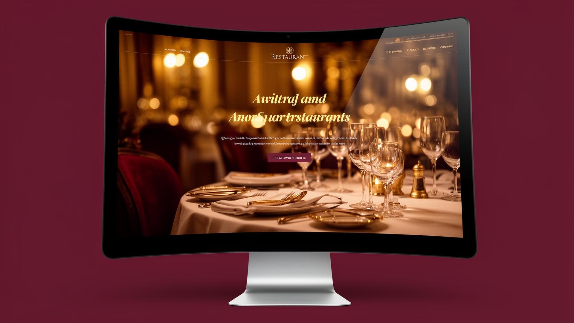 Site internet pour restaurant et hôtellerie – Agence Web POP