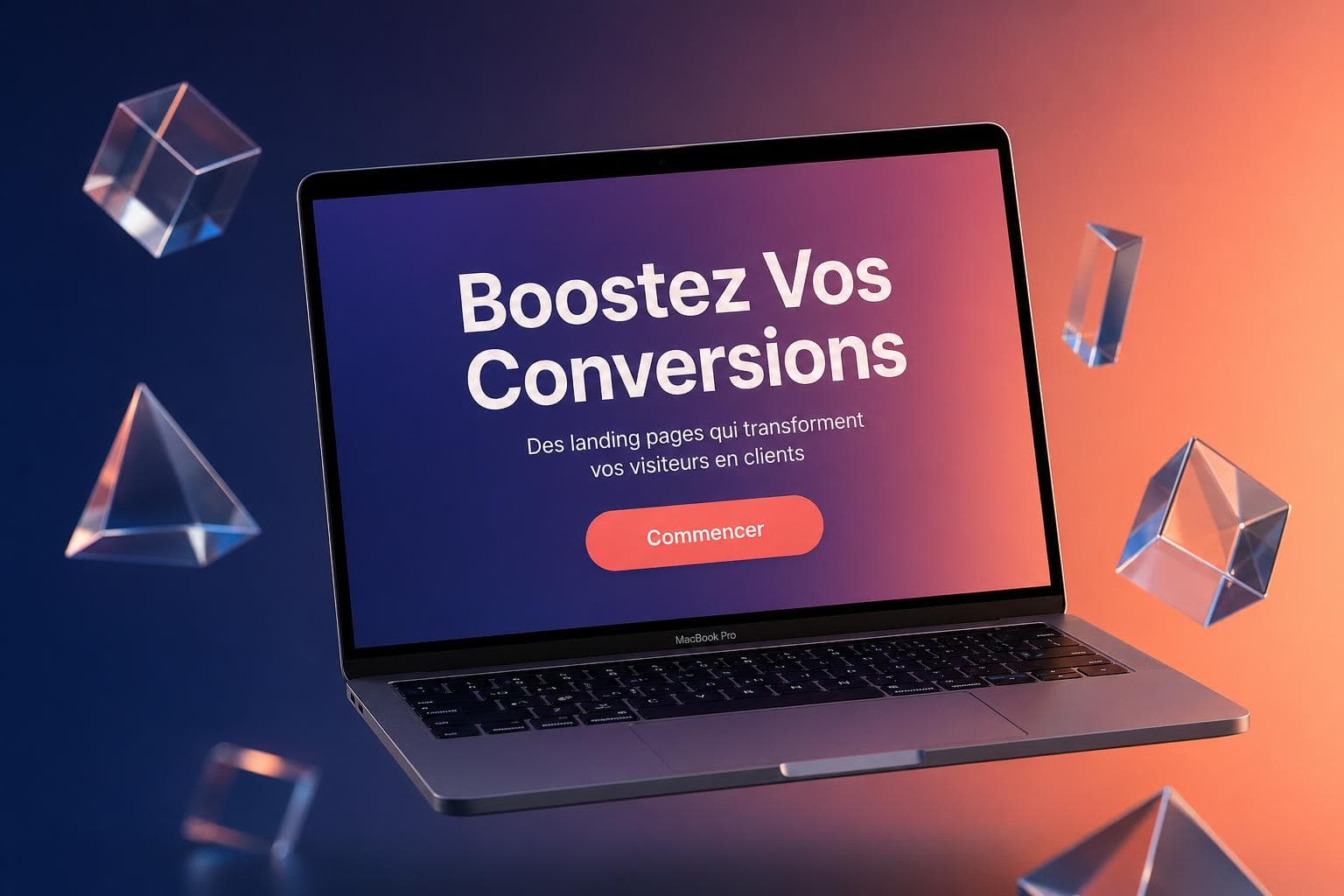 Landing page haute conversion sur mesure – Agence Web POP